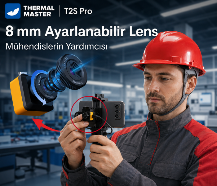 Telefon uyumlu termal kamera